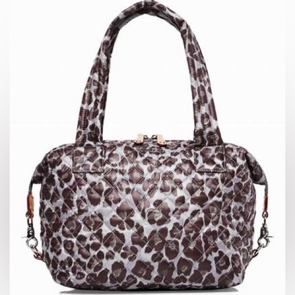 COPY - EUC MZ Wallace Medium Sutton Satchel in Magnet Leopard